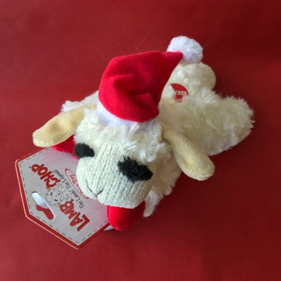 Multipet Plush Dog Toy,  Christmas Holiday  Lambchop - Picture 2 of 4